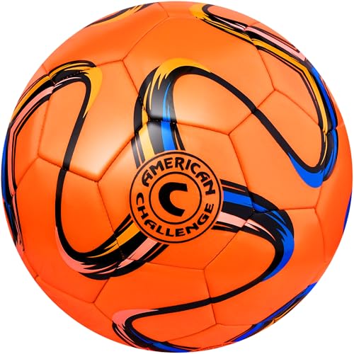 American Challenge Brasilia Soccer Ball (Orange, 4)