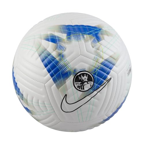 Nike Unisex Round Ball Pl Nk Academy - Fa23, White/Racer Blue/White, FB2985-105, 5