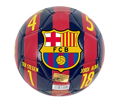 UniFan Barcelona Mini Ball Size 2, Licensed Barcelona Soccer Ball #2