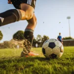 Soccer Ball Hits Ur Ankle After Shot