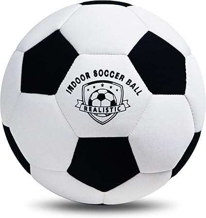 Indoor Soccer Balls Size 4, Soft Safe Silent Soccer Ball