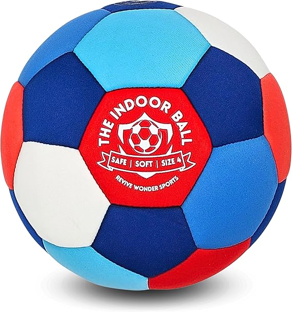The Indoor Ball | Soft & Safe Indoor Soccer Ball, Size 4