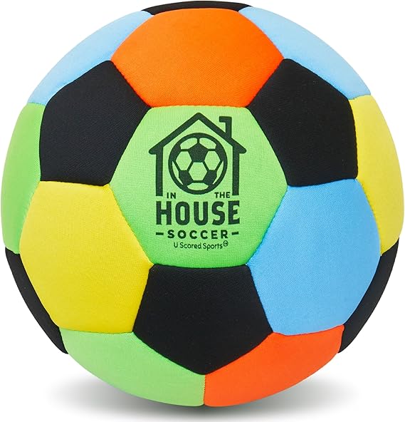 The House Soccer Ball - Indoor Size 4 Padded Soccer Ball