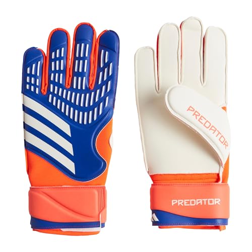 adidas Unisex Match Goalie Gloves, Lucid Blue/Solar Red/White, 9
