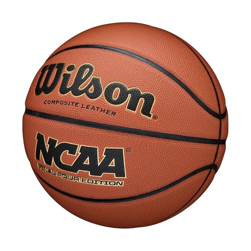 Wilson NCAA Final Four Edition Indoor/Outdoor Basketball - Size 6 - 28.5', Brown - Image 2