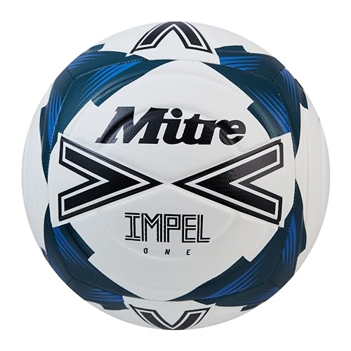 Mitre IMPEL Soccer Ball – Training Soccer Balls for Kids & Youth - Durable 6-Panel Construction - Soft-Touch Foam & Hyperflow Grooves - All-Weather Soccer Practice Equipment for Grass or Astroturf